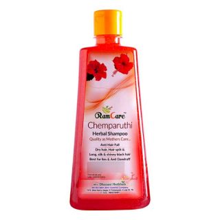 ramcare natural hibiscus, chemparuthi shampoo