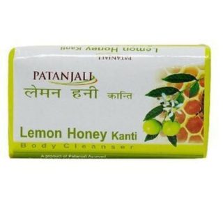 patanjali lemon honey soap, body cleanser