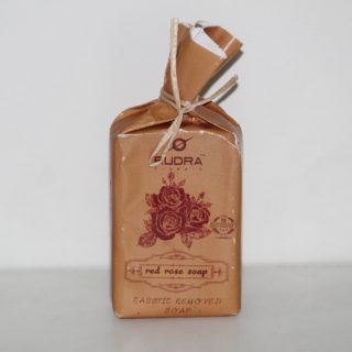 rudra natural red rose soap