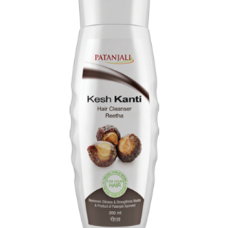 patanjali kesh kanti reetha hair cleanser, shampoo